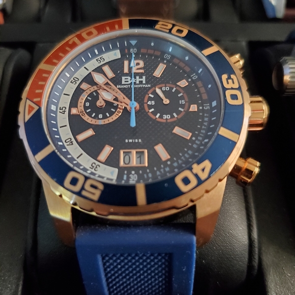 Brandt & hoffman bayliss men's chronograph watch shop
